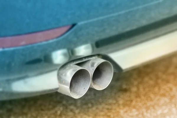 Abgas Symbolbild Für Dieselskandal — Stockfoto