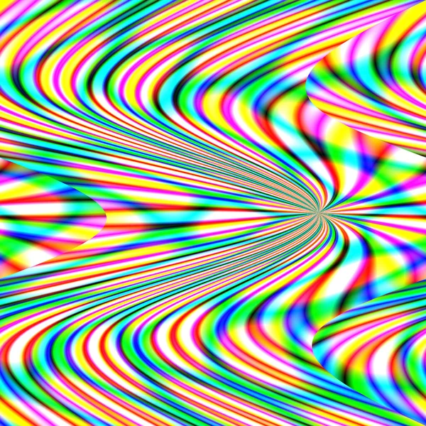 Abstrakter Farbhintergrund Des Farbverlaufs Mit Visueller Welle Pinch Twirl Schere — Stockfoto