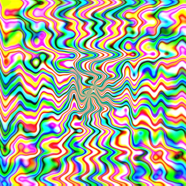 Abstrakter Farbhintergrund Des Farbverlaufs Mit Visueller Welle Pinch Twirl Schere — Stockfoto