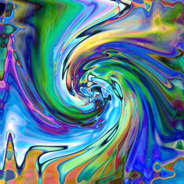 Abstrakcyjne Kolorowanie Tła Gradientu Fali Wizualnej Twirl Szczypta Mozaika Jitter — Zdjęcie stockowe