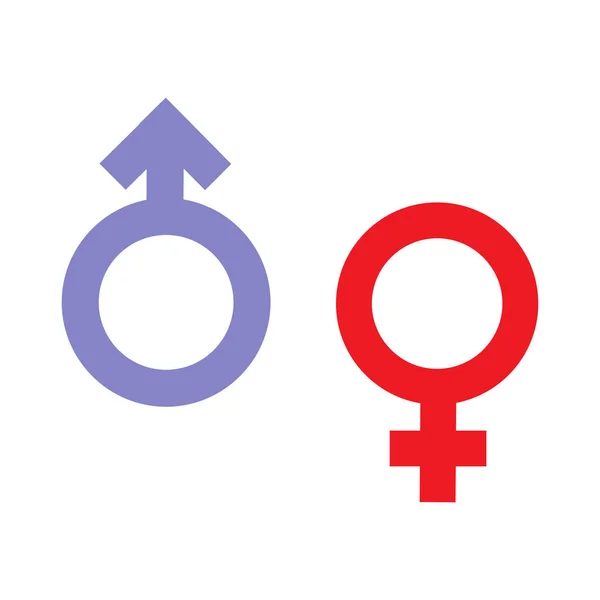 Cinsiyet Eşitsizliği Eşitlik Simgesi Erkek Kız Erkek Kadın Erkek Transseksüel — Stok fotoğraf