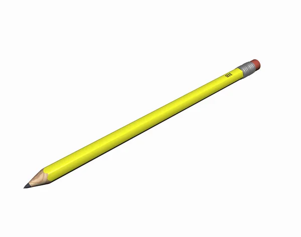 Олівець Гумкою Випущений — стокове фото