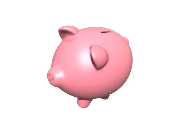 Piggy Bank Cleared Emergency Grooves — Stock Photo, Image