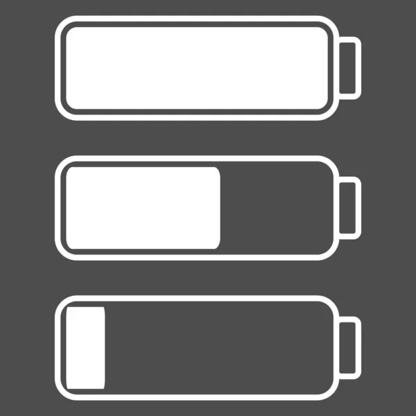 Smartphone Celular Ícone Bateria Fraca Símbolo Baixa Energia Ilustração Vetorial — Fotografia de Stock