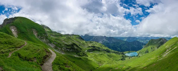 Panorama Dos Alpes — Fotografia de Stock