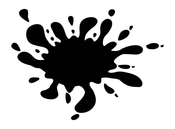 Μελάνη Blob Blot Splash Silhouette Διάνυσμα Σύμβολο Σχεδιασμό Εικονίδιο Όμορφη — Φωτογραφία Αρχείου