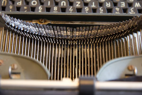 Рычаг Типов Старой Пишущей Машинки — стоковое фото