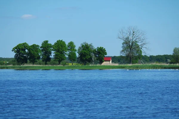 Vannlandskap Pommern – stockfoto