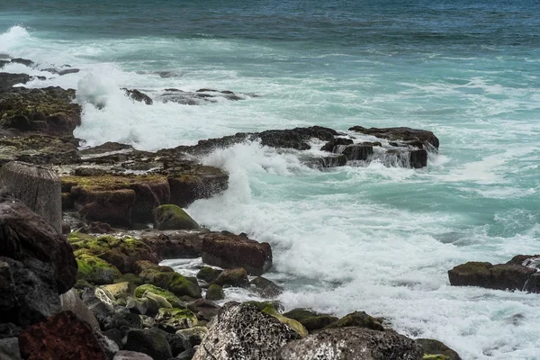 Valuri Mare Coastă — Fotografie, imagine de stoc