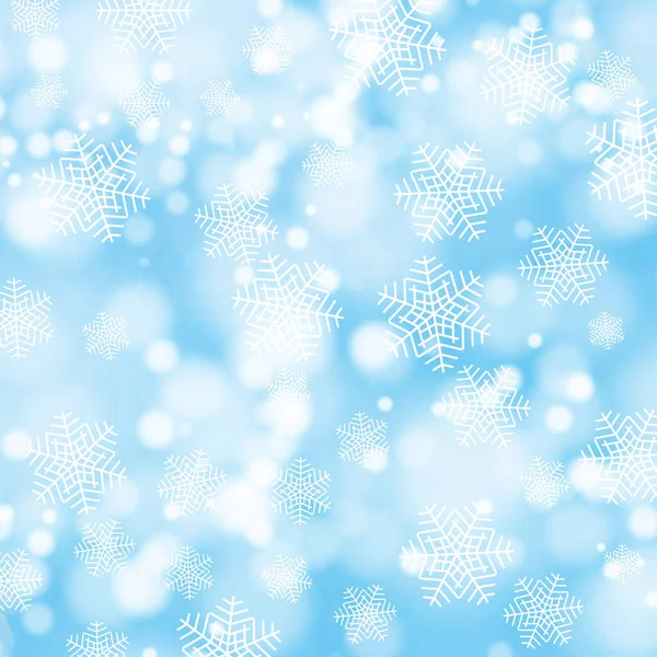 Winterachtergrond Met Sneeuwvlokken Vector Illustratie Voor Print Textiel Papier Personen — Stockfoto