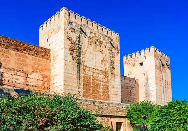 Alhambra Grenade Andalousie Espagne Forteresse Émirienne Nasrid Point Repère Des — Photo