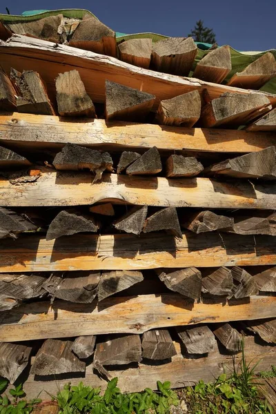 Woodpile Meadow — Stock Photo, Image