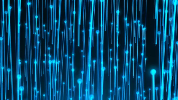 Abstract Background Optical Fibers Rendering — Stock Photo, Image