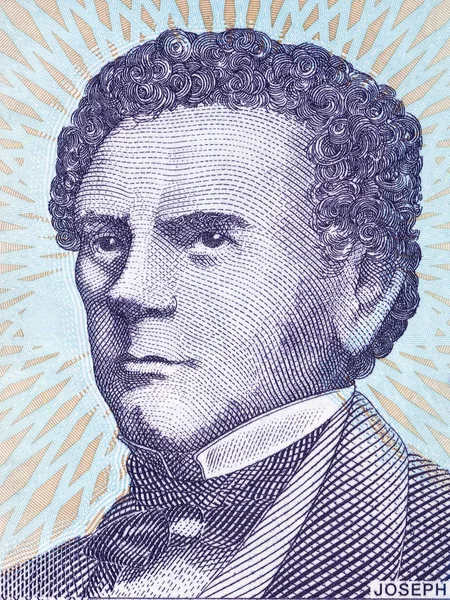 Joseph Jenkins Roberts Porträtt Från Liberian Dollars — Stockfoto