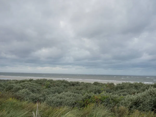 Scenic View Dunes Selective Focus — Stock Photo, Image