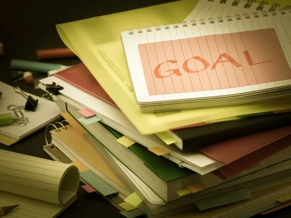 Archive Folders Shelf Close — Stock Photo, Image