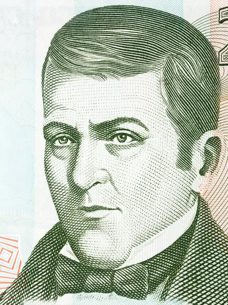 Dionisio Herrera Portrét Honduraských Peněz — Stock fotografie