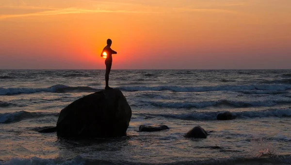 Beautiful View Warm Evening — Stock Photo, Image