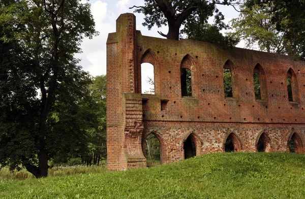 Boitzenburg Daki Gotik Manastır Harabeleri Mecklenburg Vorpommern — Stok fotoğraf