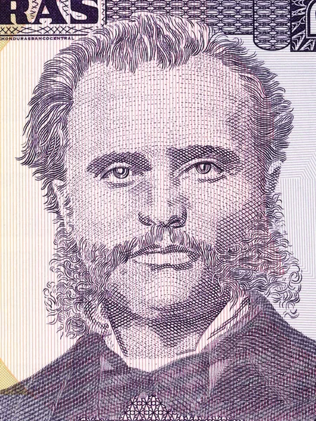 Marco Aurelio Soto Retrato Del Dinero Hondureño — Foto de Stock