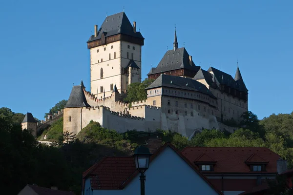 Castelo Karlstein Perto Praga — Fotografia de Stock