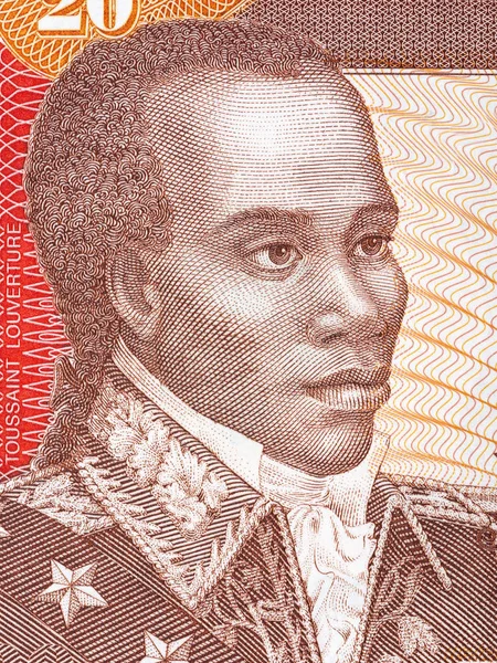 Potret Toussaint Louverture Dari Uang Haiti — Stok Foto