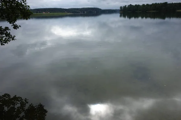 Tarda Stagione Umore Sul Lago Masuriano — Foto Stock