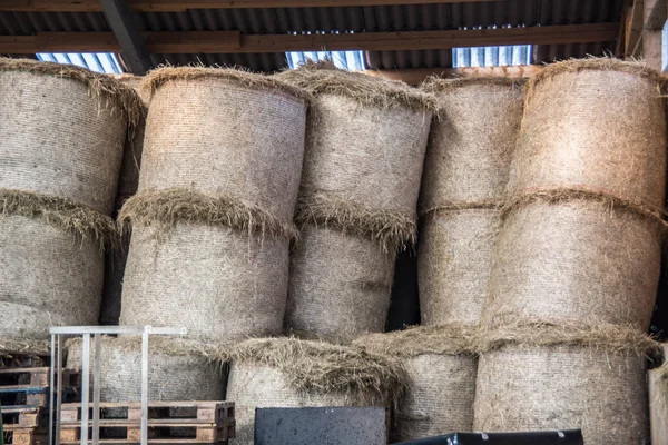 straw bales for storage