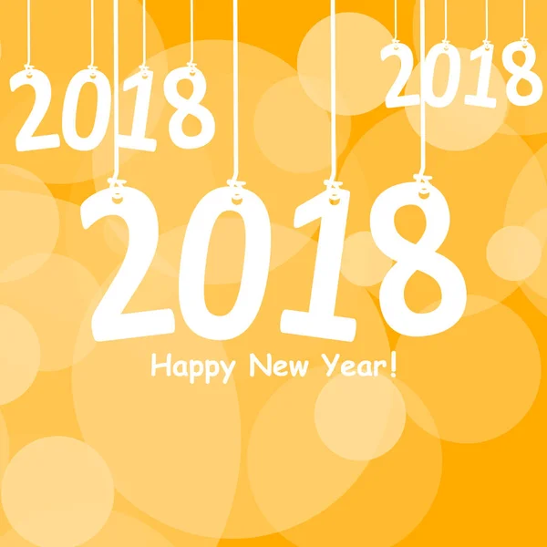 2018 White Paper Origami Card Background Happy New Year 크리스마스 — 스톡 사진