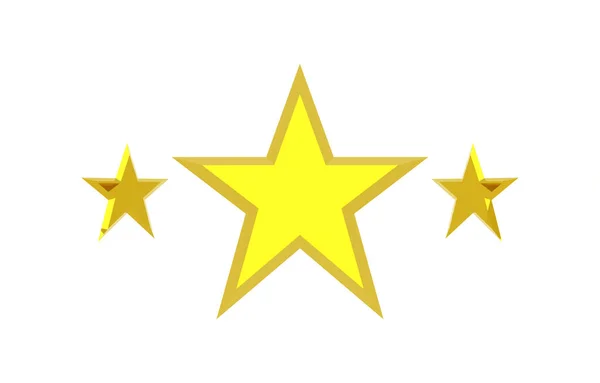 Estrelas Com Cinco Pronomes Lançados — Fotografia de Stock