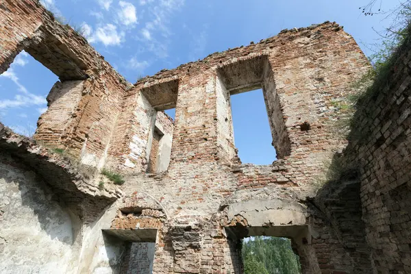 Nahaufnahme Eines Teils Der Hauswand Von Kleinen Steinen — Stockfoto