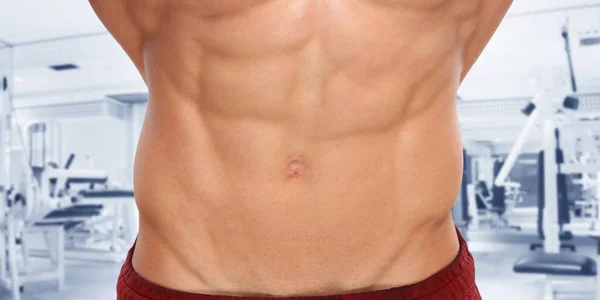 Abs Abs Sixpack Barriga Ginásio Musculação Musculação Musculatura Ginásio — Fotografia de Stock