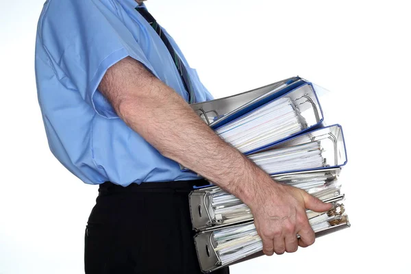 Folder Load Your Hands — Stock Photo, Image