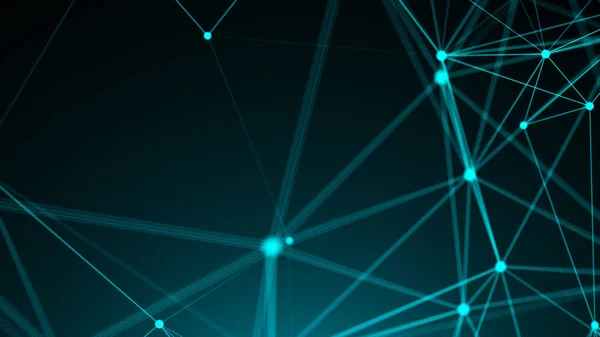 Abstract connection dots. Technology background. Digital theme. Network concept. 3d rendering