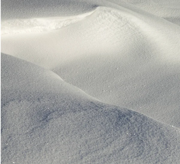 Fotografia Close Tirada Ângulo Por Uma Superfície Coberta Com Neve — Fotografia de Stock