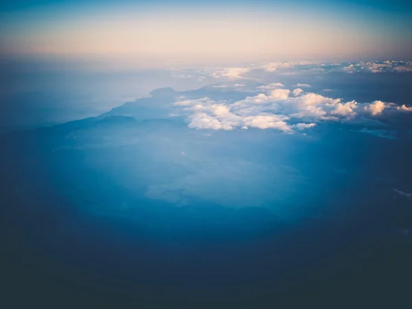 Atmosfera Espaço Céu Nuvens Tempo Planeta Terra Fundo — Fotografia de Stock