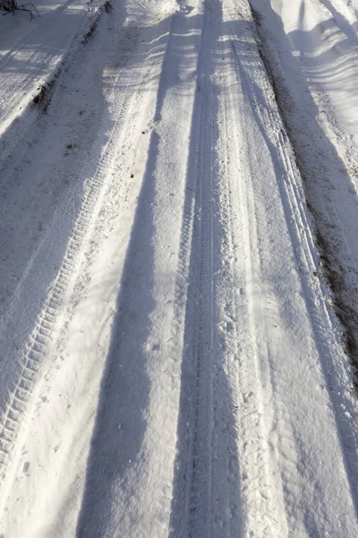 霜の降る雪を撮影しました 被写界深度が浅いクローズアップ — ストック写真