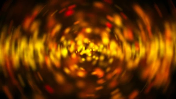 Ακτινικό Θόλωμα Χρυσό Φόντο Ψηφιακή Απεικόνιση Rendering — Φωτογραφία Αρχείου