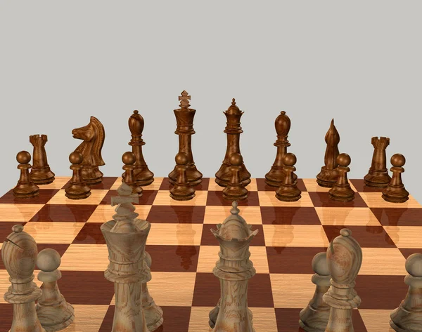 Šachovnice Soutěžní Hra — Stock fotografie