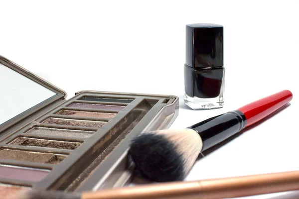 Cosmetici Donne Utilizzati Nella Vita Quotidiana — Foto Stock