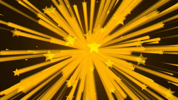 Abstrakti Tausta Tähtien Räjähdys Renderointi — kuvapankkivalokuva