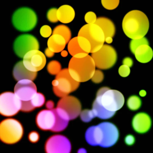Streszczenie Tła Barwiącego Efektami Bokeh Wizualnego Oświetlenia — Zdjęcie stockowe