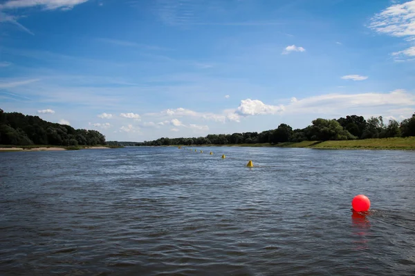 Elbe Färja Detaljer Elbe Färja Girfärja Elbe — Stockfoto