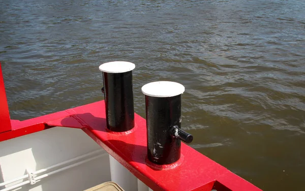 Elbe Ferry Details Elbe Ferry Yaw Ferry Elbe — Stock Photo, Image