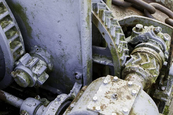 Detail Old Windlass — Stock Photo, Image