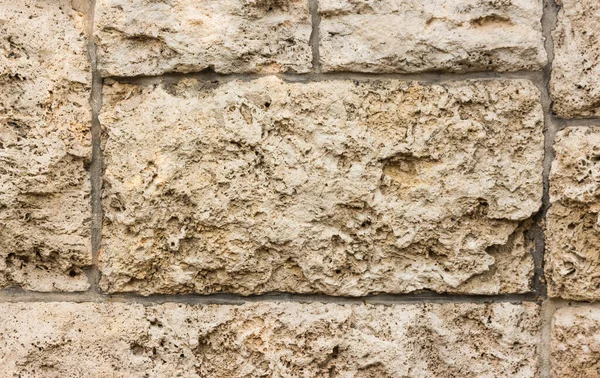 Clos Piedra Beige Pared Textura Fondo Superficie — Foto de Stock