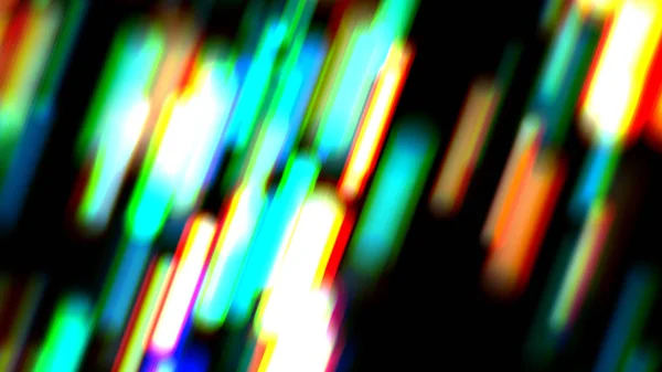 Abstract Colorful Light Streak Digital Illustration Rendering — Stock Photo, Image