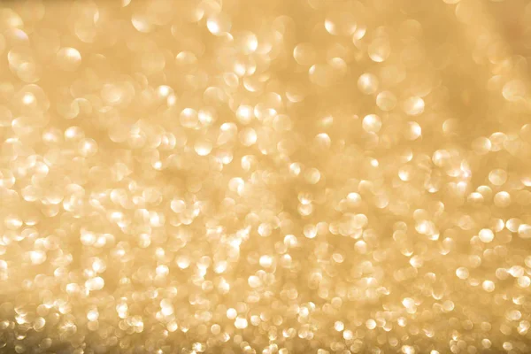 Abstract Gouden Bokeh Achtergrond Voor Een Feestelijke Kerstversiering — Stockfoto