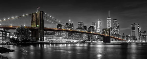 Nova Iorque Noite — Fotografia de Stock