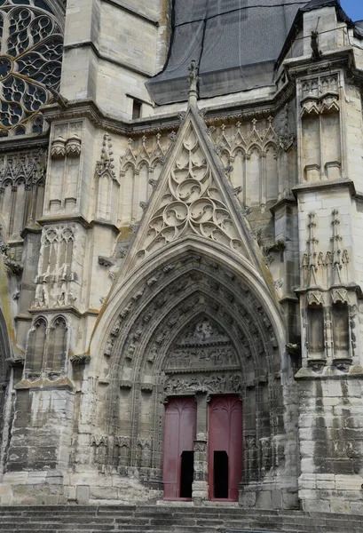 Catedral Etienne Meaux Catedral Etienne Iglesia Arquitectura Ile France Ile — Foto de Stock